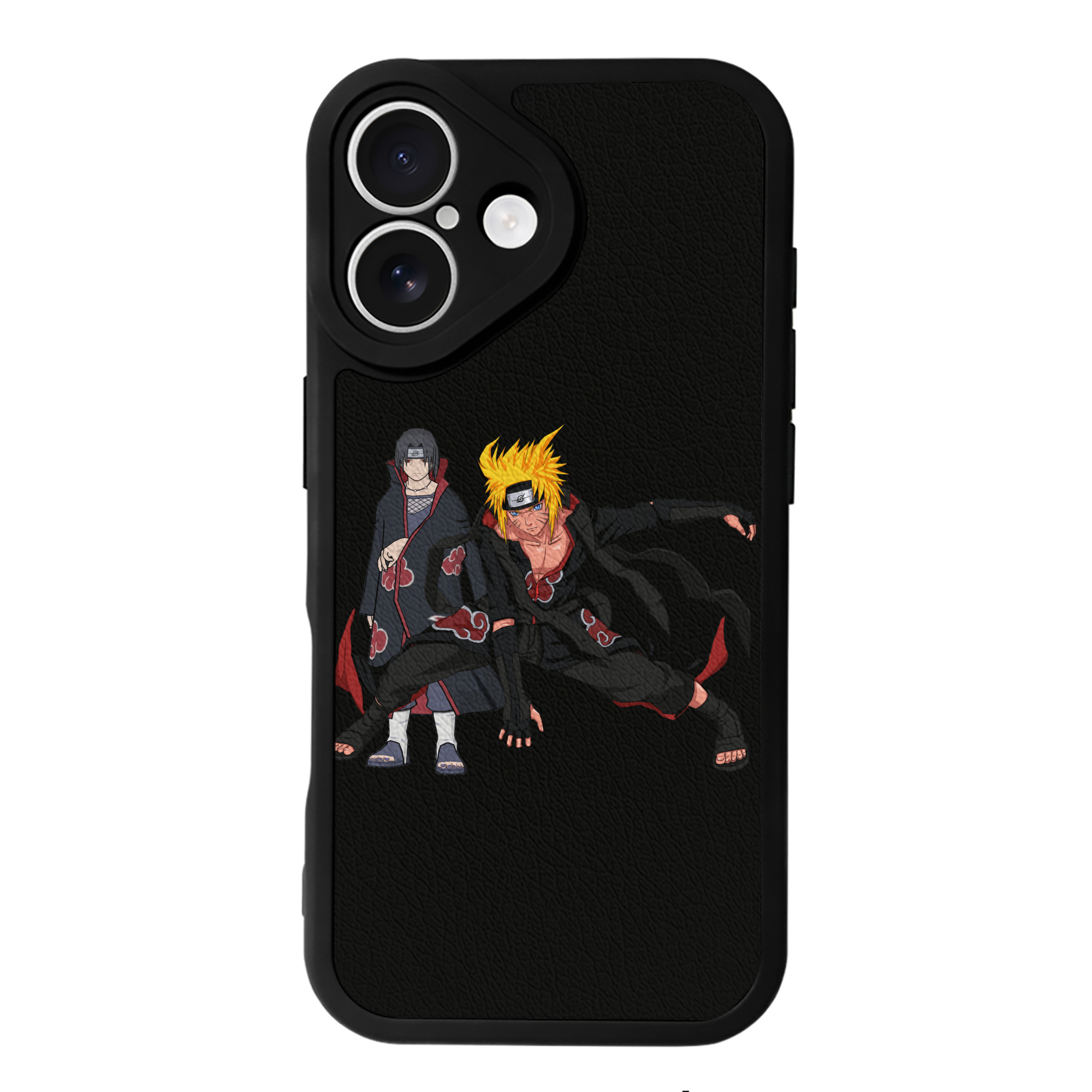 （画像用） NARUTO -ナルト- うずまき ナルト Uzumaki Naruto 【iPhone 16シリーズ対応】シリコンスマホケース（レザー調） 材質：シリコン